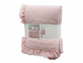 Narzuta Libi3, 220x240 cm pudrowa EUROFIRANY