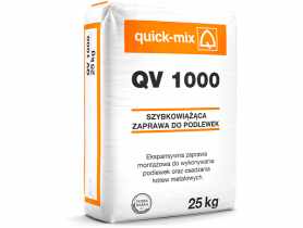 Zaprawa zalewowa QV 1000-1 mm pęczniejąca, szybkotwardniejąca 25 kg QUICK-MIX