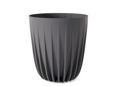 Zdjęcie: Doniczka Mira Eco recycled 390 mm antracyt LAMELA