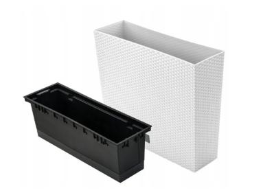 Zdjęcie: Doniczka 58 x 18 x 49,8 cm biały PROSPERPLAST