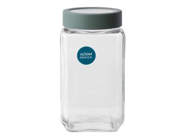 Zdjęcie: Pojemnik kwadratowy z szałwiową pokrywką 1000 ml ALTOM DESIGN