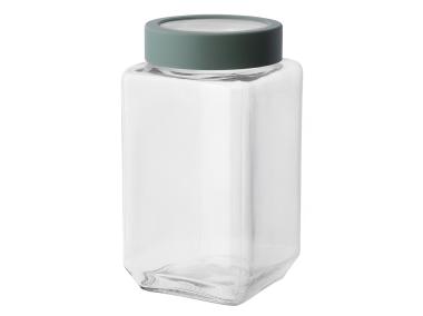 Zdjęcie: Pojemnik kwadratowy z szałwiową pokrywką 1000 ml ALTOM DESIGN