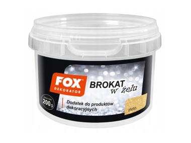 Zdjęcie: Brokat w żelu Fox złoty 200 g ATLAS