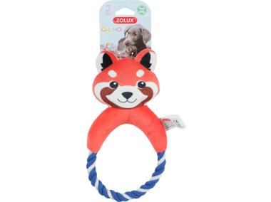 Zdjęcie: Zabawka pluszowa dla psa Panda ze sznurkiem 25,5 cm ZOLUX