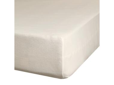 Zdjęcie: Prześcieradło Jersey z gumką 180x200 cm + 30 cm beżowe EUROFIRANY