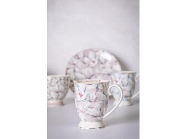 Zdjęcie: Kubek Magnolia różowa na stopce 320 ml dekoracja Moja kochana ALTOM DESIGN