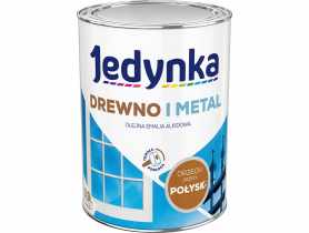 Emalia olejno-alkidowa drewno i metal orzech jasny 0,9 L połysk JEDYNKA