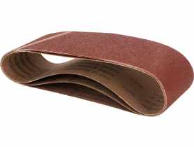 Pasy ścierne bezkońcowe 100x610 mm, 3 szt., gr 80 PROLINE