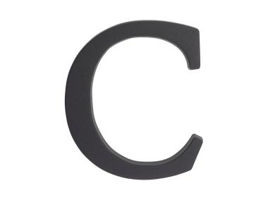 Zdjęcie: Litera aluminiowa "C" 105 mm grafit METRO