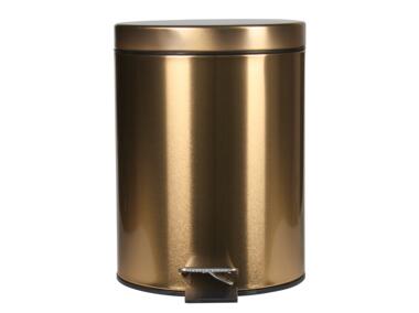 Zdjęcie: Kosz na śmieci Sheen 5 L, 28x20x20 cm złoty SPLENDID