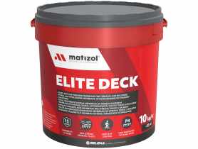 Membrana wykończeniowa płynna, antypoślizgowa do tarasów i balkonów Elite Deck 10 kg szary MATIZOL