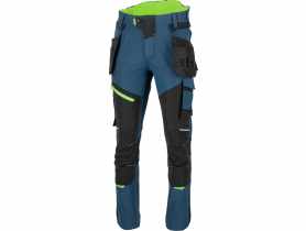 Spodnie Stretch Petrol Blue, "XL", CE, LAHTI PRO