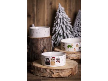 Zdjęcie: Miska dla kota 12x5 cm 330 ml dekoracja xmas cats A ALTOM DESIGN