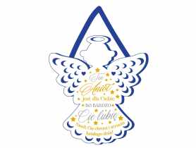 Zawieszka ZOS-011 Bardzo Cię lubię KUKARTKA