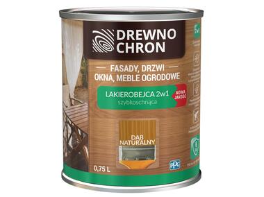 Zdjęcie: Lakierobejca 2w1 dąb naturalny 0,75 L DREWNOCHRON