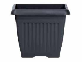 Donica Terra kwadrat antracyt 45 cm PROSPERPLAST