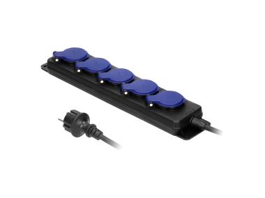 Zdjęcie: Przedłużacz IP44 , 5x2P+Z,H05RR-F 3x1.5,5 m ORNO