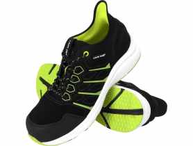 Półbuty zamszowe czarno-zielone-białe, S1 FO SR, "41", CE, LAHTI PRO