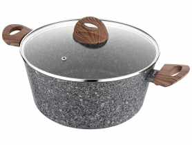Garnek aluminiowy Master 28 cm - 6,1 L z pokrywką FLORINA