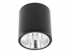 Oprawa sufitowa tuba Drago 60 W E27 czarna 172x180 mm GTV