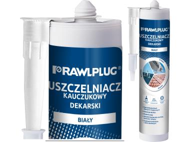 Zdjęcie: Uszczelniacz dekarski kauczukowy R-SL-DEK biały 300 ml RAWLPLUG