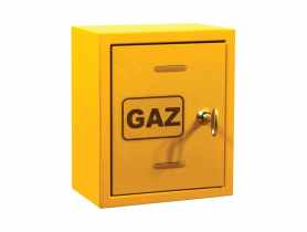 Szafka gazowa metalowa bez pleców 300x250x180 mm METRO