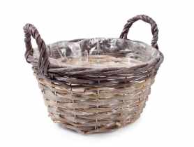 Osłonka wiklinowa z uchwytami 23x11/17 cm TIN TOURS