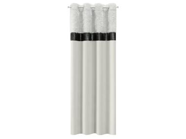 Zdjęcie: Zasłona gotowa Jasmin 140 x 250 cm srebrny EUROFIRANY
