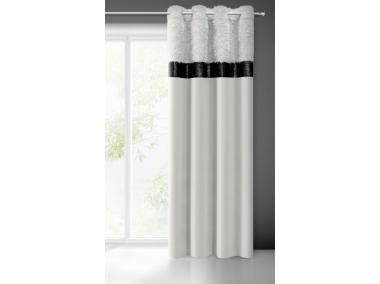 Zdjęcie: Zasłona gotowa Jasmin 140 x 250 cm srebrny EUROFIRANY
