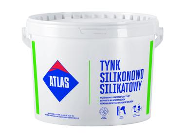 Zdjęcie: Baza tynku silikonowego-silikatowego SAH N 200 szara 25 kg ATLAS