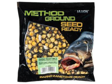 Zdjęcie: Ziarno method ground ready mix 2 kukurydza, orzechy, konopie 0,5 kg JAXON