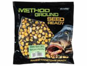 Ziarno method ground ready mix 2 kukurydza, orzechy, konopie 0,5 kg JAXON