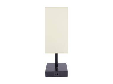 Zdjęcie: Lampka stołowa Santi E14 kolor biały/czarny max 40 W STRUHM