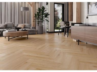 Zdjęcie: Panel winylowy Afirmax Legnar Herringbone - Dąb Tucson AFIRMAX
