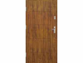 Drzwi zewnętrzne stalowo-drewniane Disting Nicolo 01 Dąb złoty 90 cm lewe KR CENTER