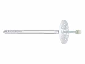 Kołek styropianowy łącznik wbijany z trzpieniem stalowym LFM 8x120 mm  - 200 szt. WKRĘT-MET