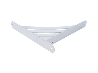 Zdjęcie: Wspornik ażurowy trójkatny WAT 190 biały 194x200x26 mm VELANO