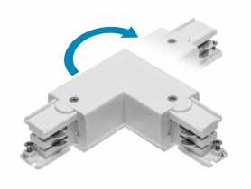 Łącznik elektryczny do szynoprzewodu 3-fazowego X-RAIL 90 stopni 220-240 V GTV