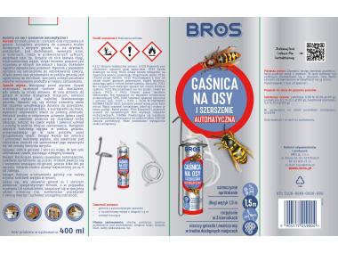 Zdjęcie: Gaśnica na osy i szerszenie 400 ml BROS