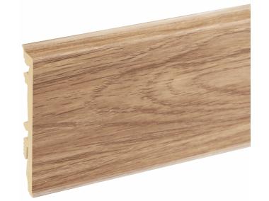 Zdjęcie: Listwa przypodłogowa PVC Masterline 1,3x8 cm, 2,2 m Umbra Mat CEZAR