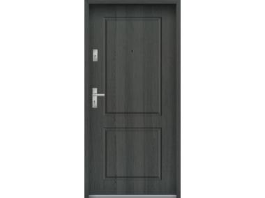 Zdjęcie: Drzwi wejściowe do mieszkań Bastion S-91 Grafit 80 cm prawe OSP KR CENTER