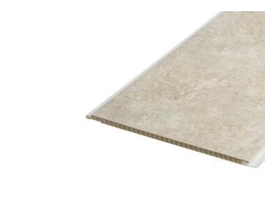 Zdjęcie: Boazeria PVC panel 25 cm - 2,7 m gres jasny CEZAR