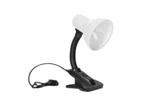 Lampa biurkowa Latsa 40 W z klipsem, E27, biała ORNO
