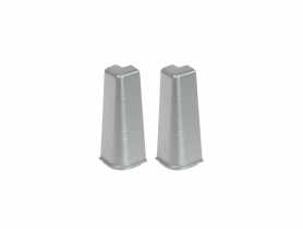 Zakończenia do listwy Hi Line narożnik zewn. 2 szt. Aluminium szczotkowane Mat CEZAR