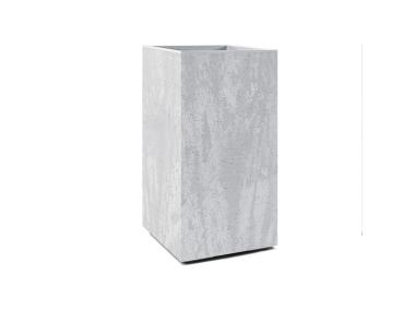 Zdjęcie: Kwietnik Karo 300x300x600 mm beton recycled, szary beton LAMELA