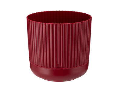 Zdjęcie: Doniczka z podstawką Nostalgia 18 cm 29403 bordo VERDENIA