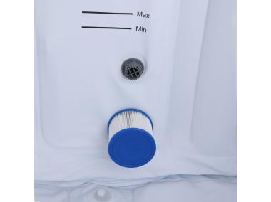 Zdjęcie: Jacuzzi z pompą i podświetleniem LED 180x180x69 cm EUROHIT
