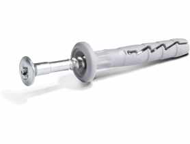 Kołek wbijany FX-N-K nylonowy szybkiego montażu z kołnierzem 6x40 mm 100 szt. RAWLPLUG