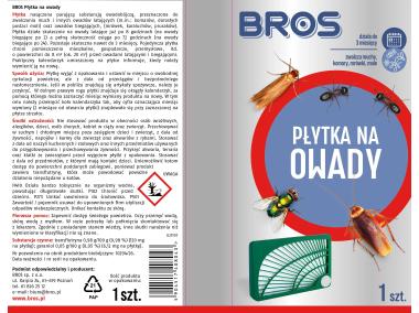 Zdjęcie: Płytka na owady BROS