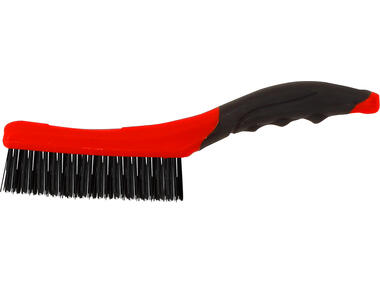 Zdjęcie: Szczotka druciana - nylon, 4x16 rzędów, 260 mm PROLINE